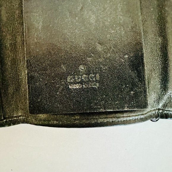 AUTHENTIC GUCCI SIGNATURE LOGO GG KEY HOLDER CASE VINTAGE ITALY 04564.0416 - Picture 8 of 10